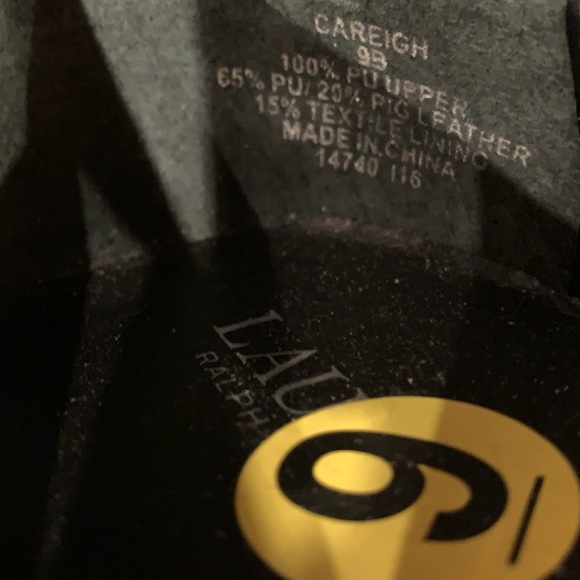 Ralph Lauren Careigh Women's Size 9 B Black Slip On Driving Loafer Shoes - Picture 15 of 15